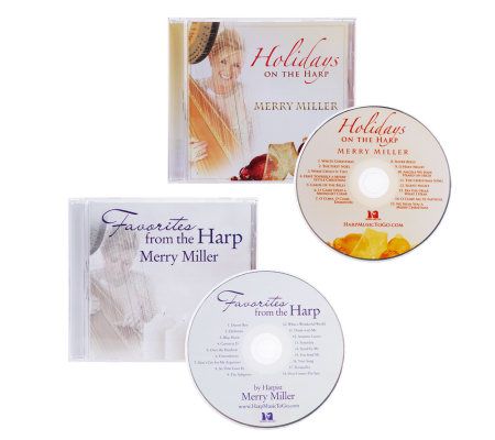 Merry Miller Favorites from the Harp and Holidays on the Harp 2CDs - F09526