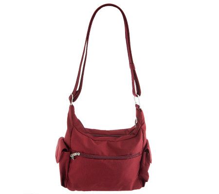 Travelon Anti-Theft Nylon East/West Hobo with Adj. Strap