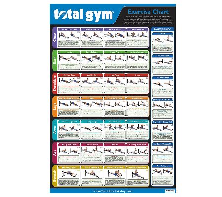 Total Gym Exercise Chart - F248134