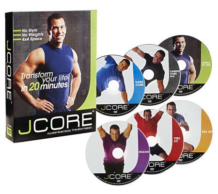 JCORE 6 DVD Body Transformation Program with Meal Plan - F09836