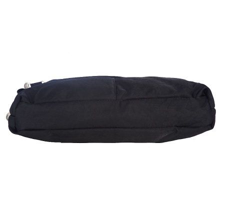 Travelon Nylon City Messenger Bag with Front Pockets