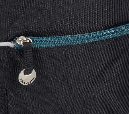 Travelon Nylon City Messenger Bag with Front Pockets