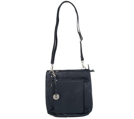 Travelon Zip Top Shoulder Bag with LED Light - F09142