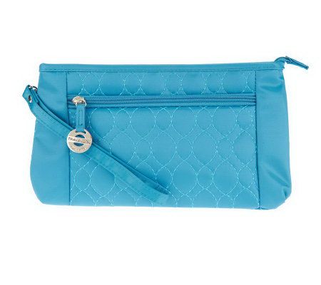 Travelon Convt. Quilted Wristlet, Waist Pouch & Crossbody Bag - F10549
