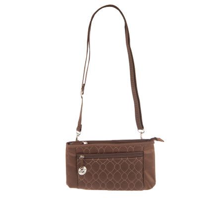 Travelon Convt. Quilted Wristlet, Waist Pouch & Crossbody Bag