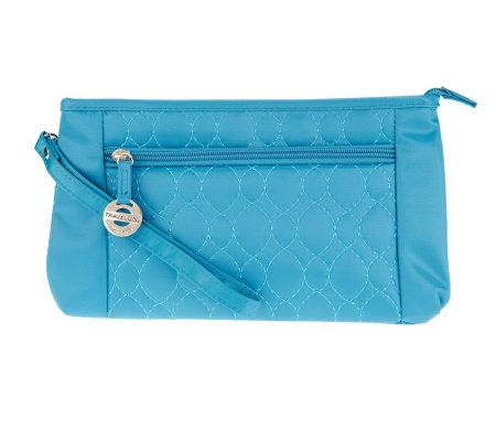 Travelon Convt. Quilted Wristlet, Waist Pouch & Crossbody Bag - F10549