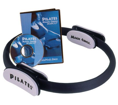 AeroPilates Magic Circle with Sculpt and Reshape Workout DVD - F07652