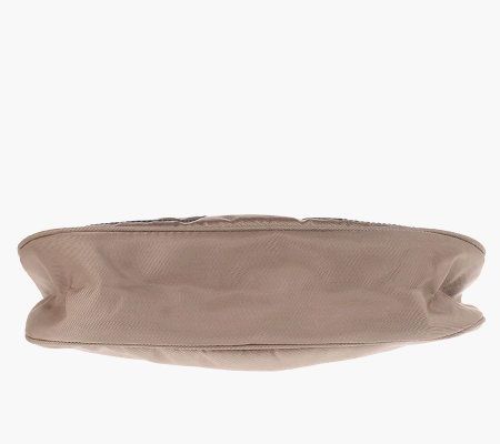 Travelon Twill Flap Front Shoulder Bag