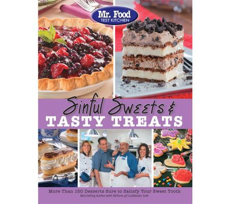 Sinful Sweets and Tasty Treats Cookbook from Mr. Food - F09855