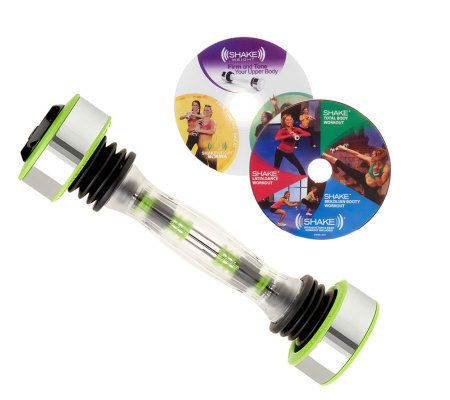 Shake Weight Pro Womens Adj. Resistance Workout System with 2 DVDs - F09658