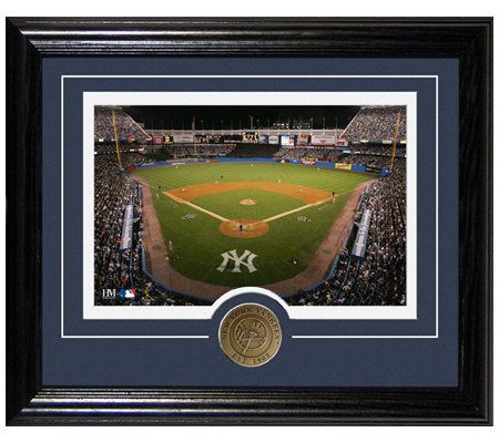 Yankee Stadium Framed with Bronze Coin - F184970