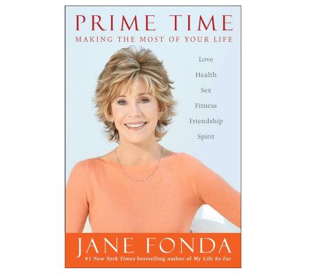 Prime Time by Jane Fonda Autographed Hardcover Book - F09487
