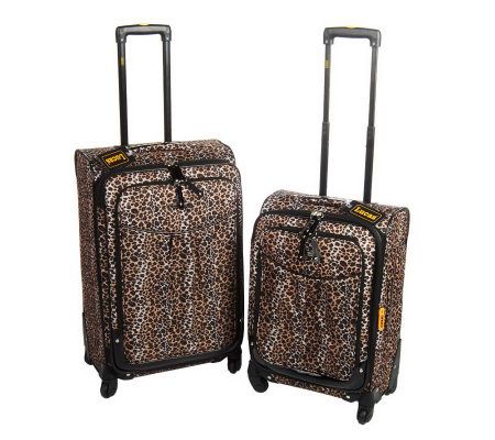 Lucas 26 and 20 Expandable Spinner Luggage Set with Tote - F09689
