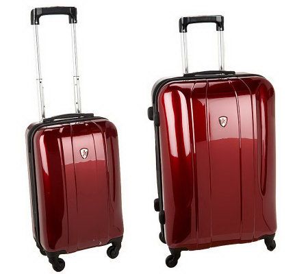 Heys 26 and 22 Hardside Spinner Luggage Set - F09989