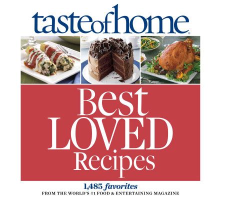 Taste of Home Best Loved Recipes Cookbook - F09893