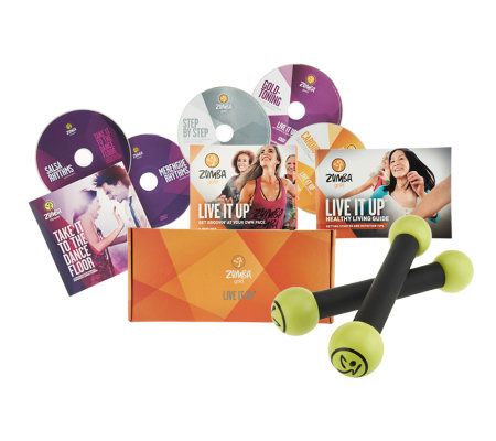 Zumba Gold Live It Up Fitness Program &Take It To The Dance FloorDVDs - F10993