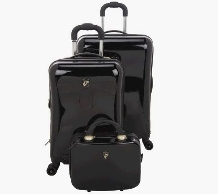 Heys 3-Piece HardsideSpinner Luggage Set w/Packing Cubes - F09494