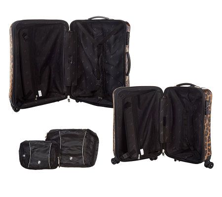 Heys 3-Piece HardsideSpinner Luggage Set w/Packing Cubes