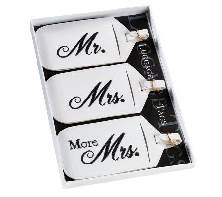 Mr. & Mrs. Luggage Tags - F245099