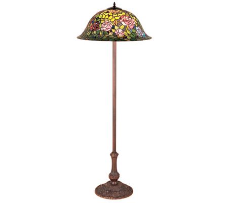 Tiffany Style Rosebush Floor Lamp - H112302