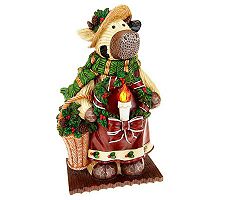 Home Reflections Indoor Outdoor Lit Christmas Cow with Timer