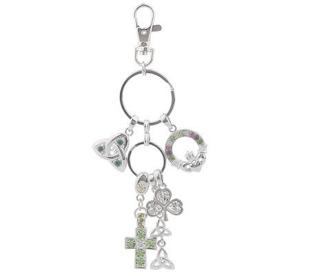 Killarney Crystal Charms of Ireland Key Chain - H09308