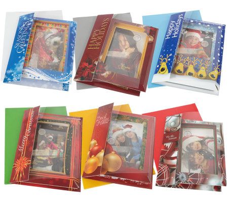 Set of 6 Holiday Pop-Up Photo Frame - H19613