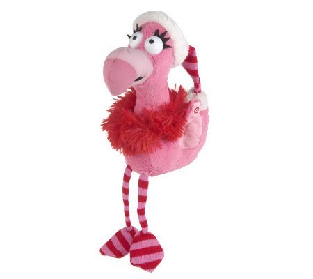 singing flamingo plush toy