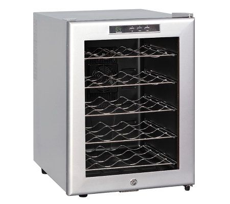 SPT 20-Bottle Thermo-Electric Wine Cooler withPlatinum Trim - H366227