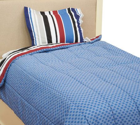 Campus Cool So Soft TW/TXL Microfiber Comforter & Sham Set - H196331