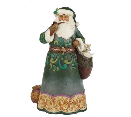 jim shore celtic santa