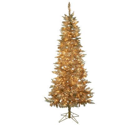 7.5 Pre-Lit Shimmering Reflective Christmas Tree with 5 Year LMW - H197877