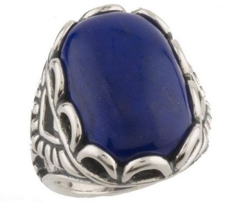 Carolyn Pollack Heaven Stone Lapis Ring
