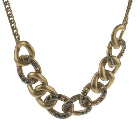 Wildlife by Heidi Klum Sparkle Curb Link Necklace - J263121