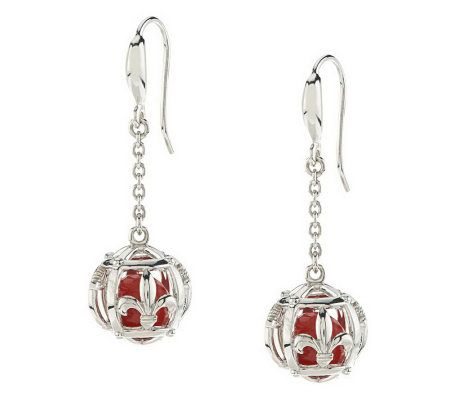 Aldo Orta Sterling Gemstone Sphere Dangle Earrings - J271021