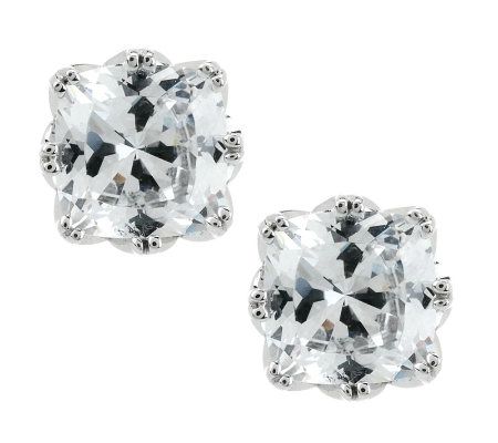 Tacori IV Diamonique Epiphany Bloom Cut 4.30 cttw Cushion Studs - J271148