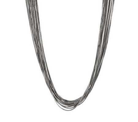 Susan Graver Multi-Chain Liquid Necklace - J279167