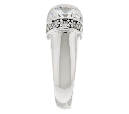 Epiphany Diamonique 1.75 ct tw Inscribed Love Ring