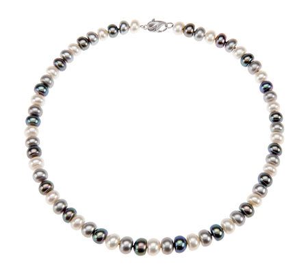 Honora Cultured FreshwaterPearl 18 3 Piece Rondel Pearl Wardrobe Set