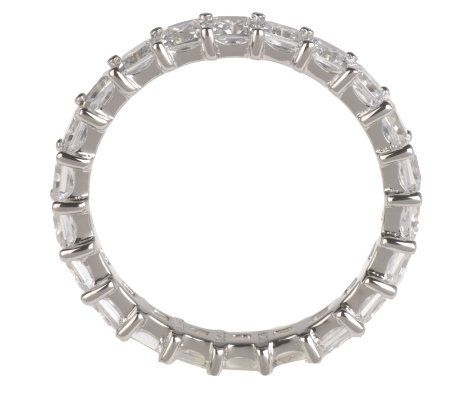 Epiphany Diamonique 2.50 ct tw Choice of Shape Eternity Ring