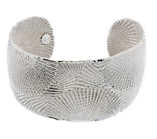 VicenzaSilver Sterling Average Textured Cuff