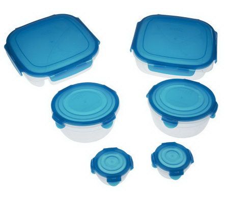 Lock & Lock 6-Piece Lunch Storage Set - K37200