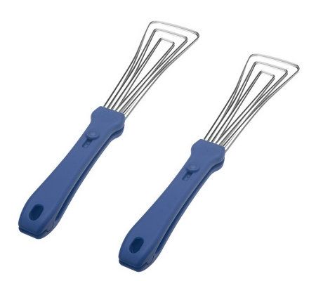 Kuhn Rikon Set of 2 Easy Lock Wire Tongs - K35510