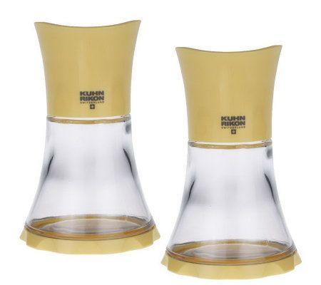 Kuhn Rikon Set of 2 Glass Crushgrind Ceramic Grinders - K35520