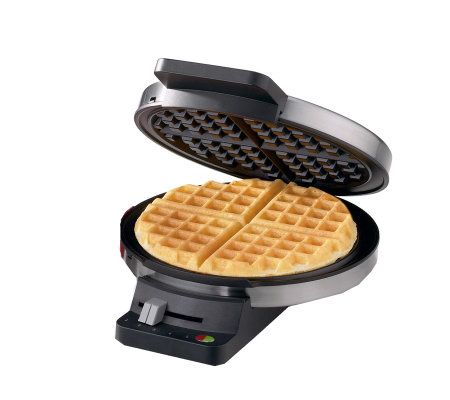 Cuisinart Round Classic Waffle Maker -Chrome/Black - K123621