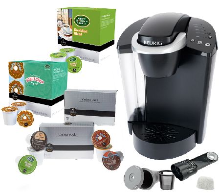 Keurig K40 Coffeemaker w/48 K-Cup Packs, My K-Cup & Water Filter — QVC.com