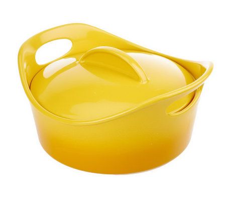 Rachael Ray Gradient Bubble & Brown 2.5 qt. Round Covered Baker - K37449