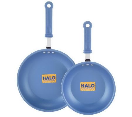 2-piece Colored Nonstick Skillet Set by MarkCharles - K36355