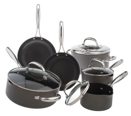 Technique Hard Anodized Dishwasher Safe 10-pc. Cookware Set - K19772