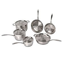 Earthchef by BergHOFF Copper Clad 10-Piece Cookware Set